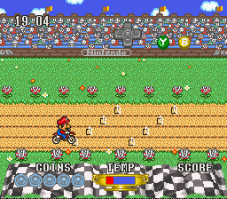 BS Excitebike - Bunbun Mario Battle Stadium 2 (Japan) In game screenshot